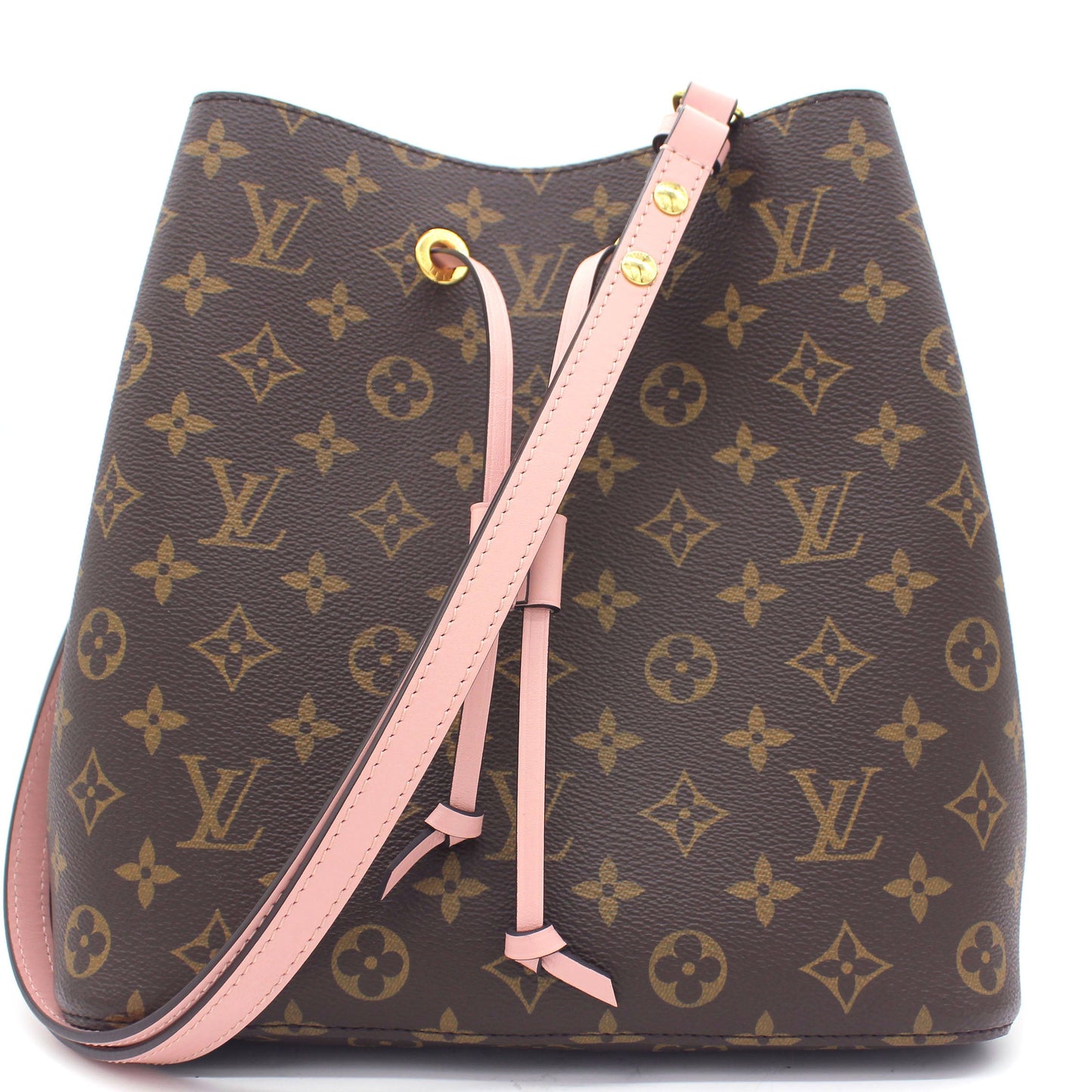 NéoNoé Monogram Shoulder Bag Pink