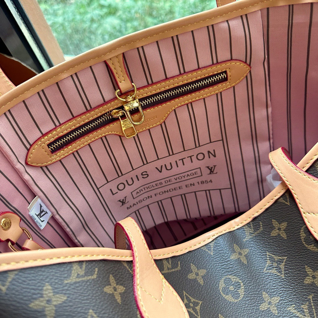 LB873 Braided Neverfull MM / 12.2 x 11 x 5.5 inches