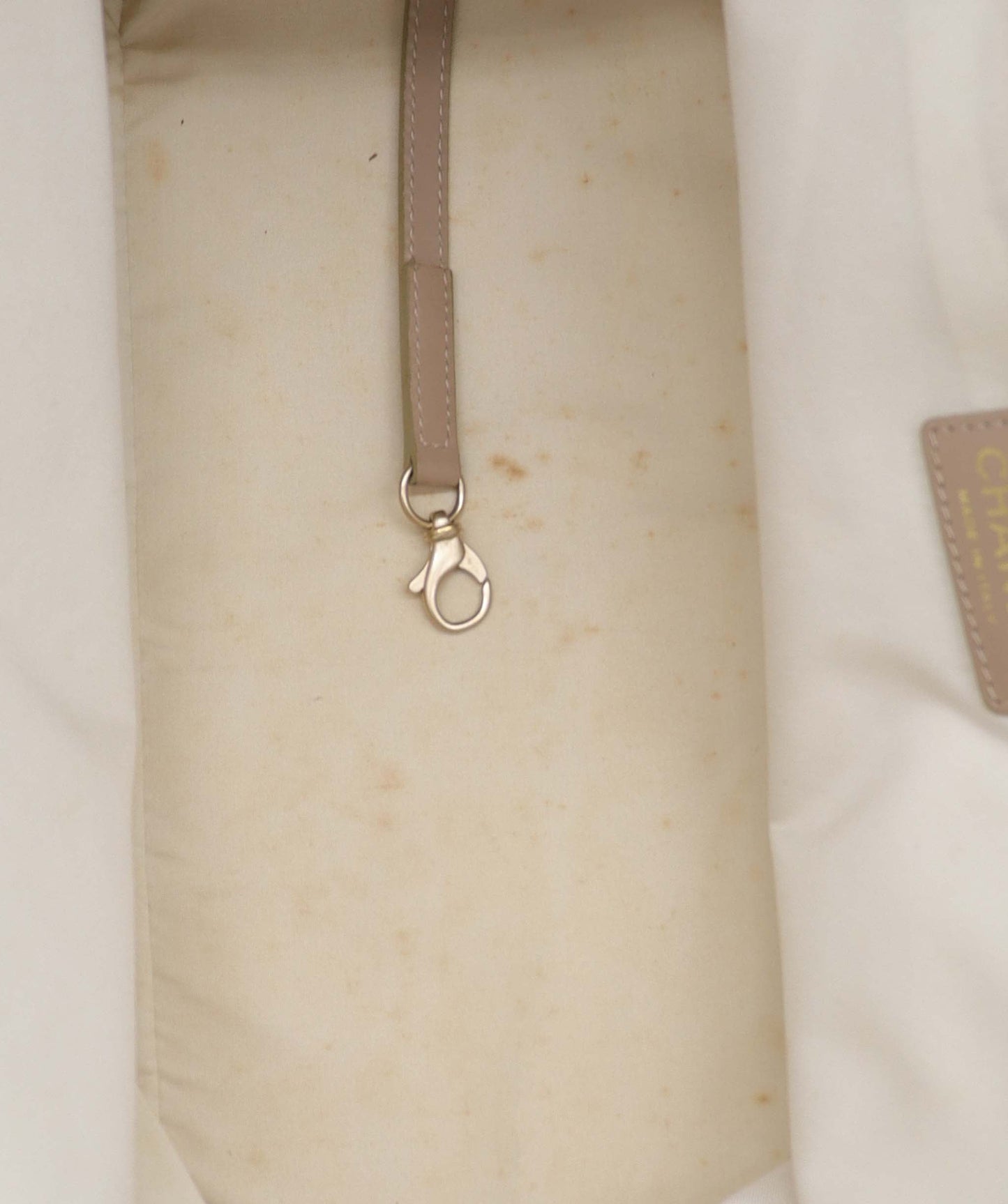 Chanel Travel Line Tote Bag Beige - AJC0891