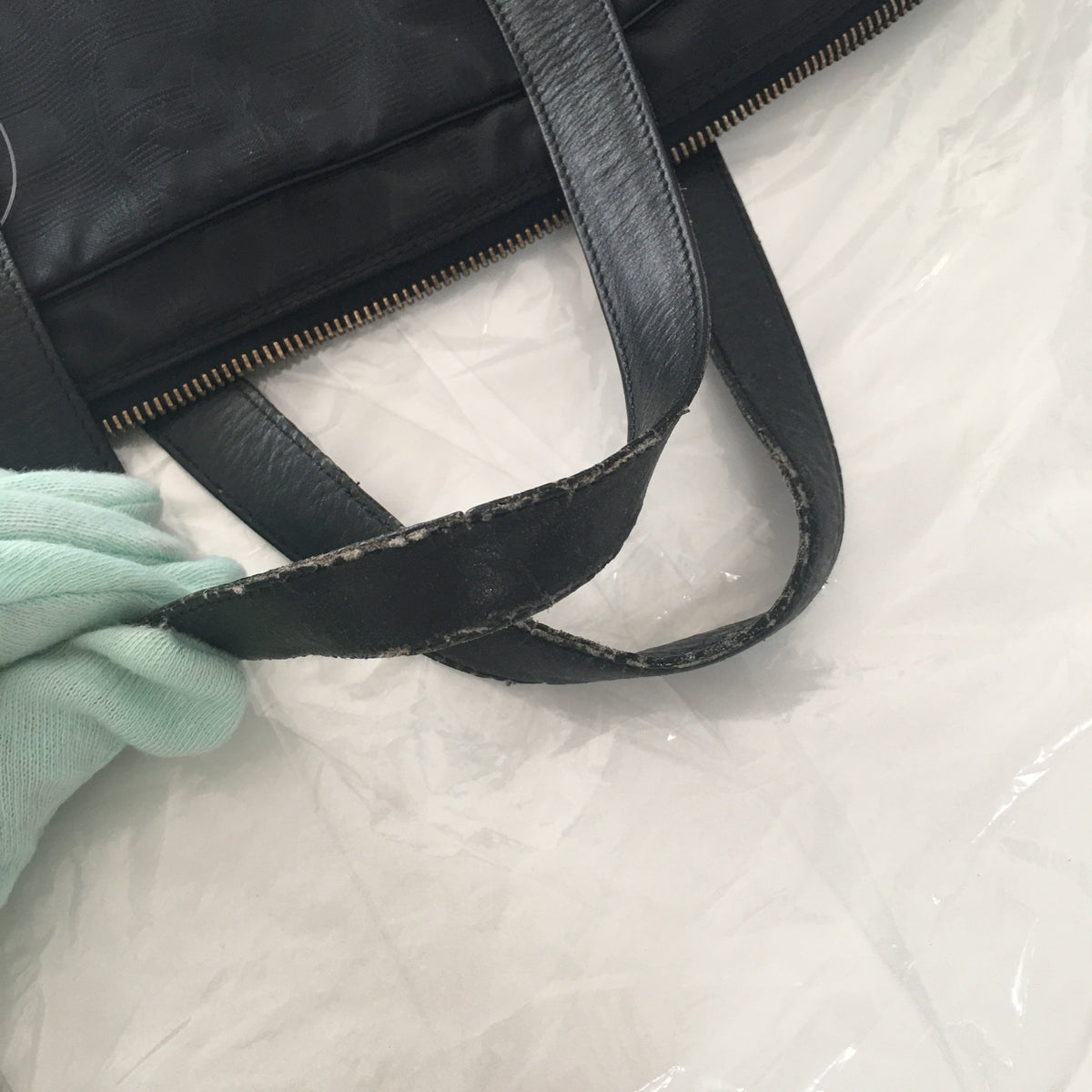 Top Quality Chanel Handbag in Black Fabric