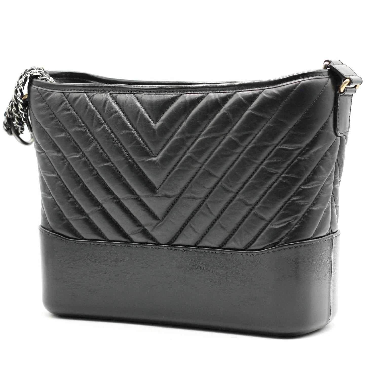 Chanel Gabrielle Chevron Medium Hobo Bag