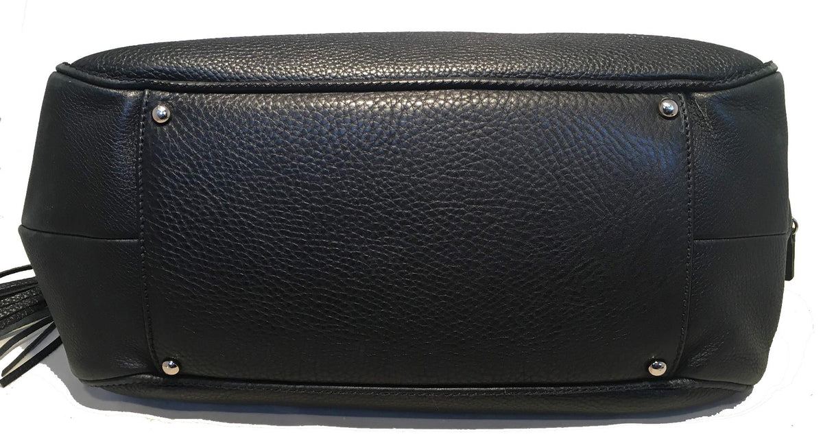 Top Quality Chanel Lax Black Leather Tassel Bag