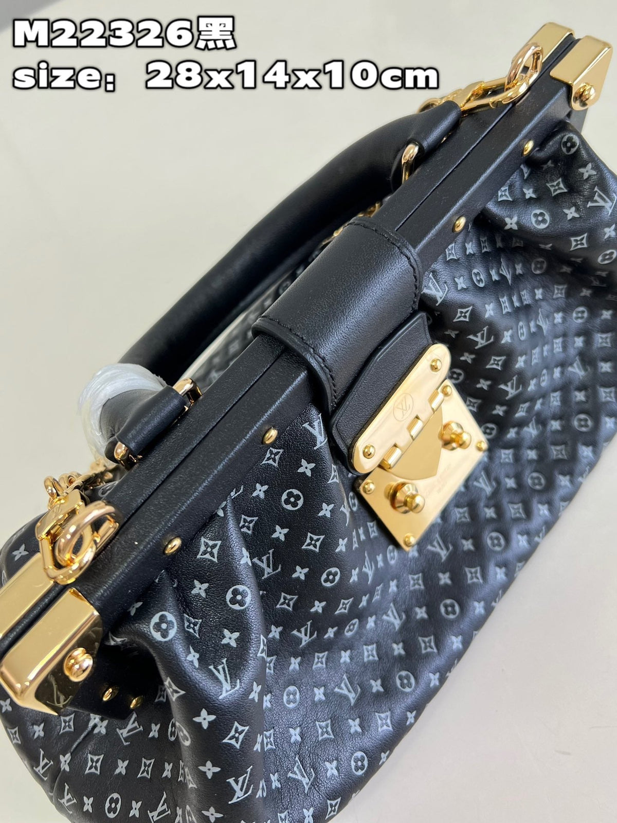 LB796 Monogram Clutch / HIGHEST QUALITY VERSION / 11 x 5.5 x 3.9 inches