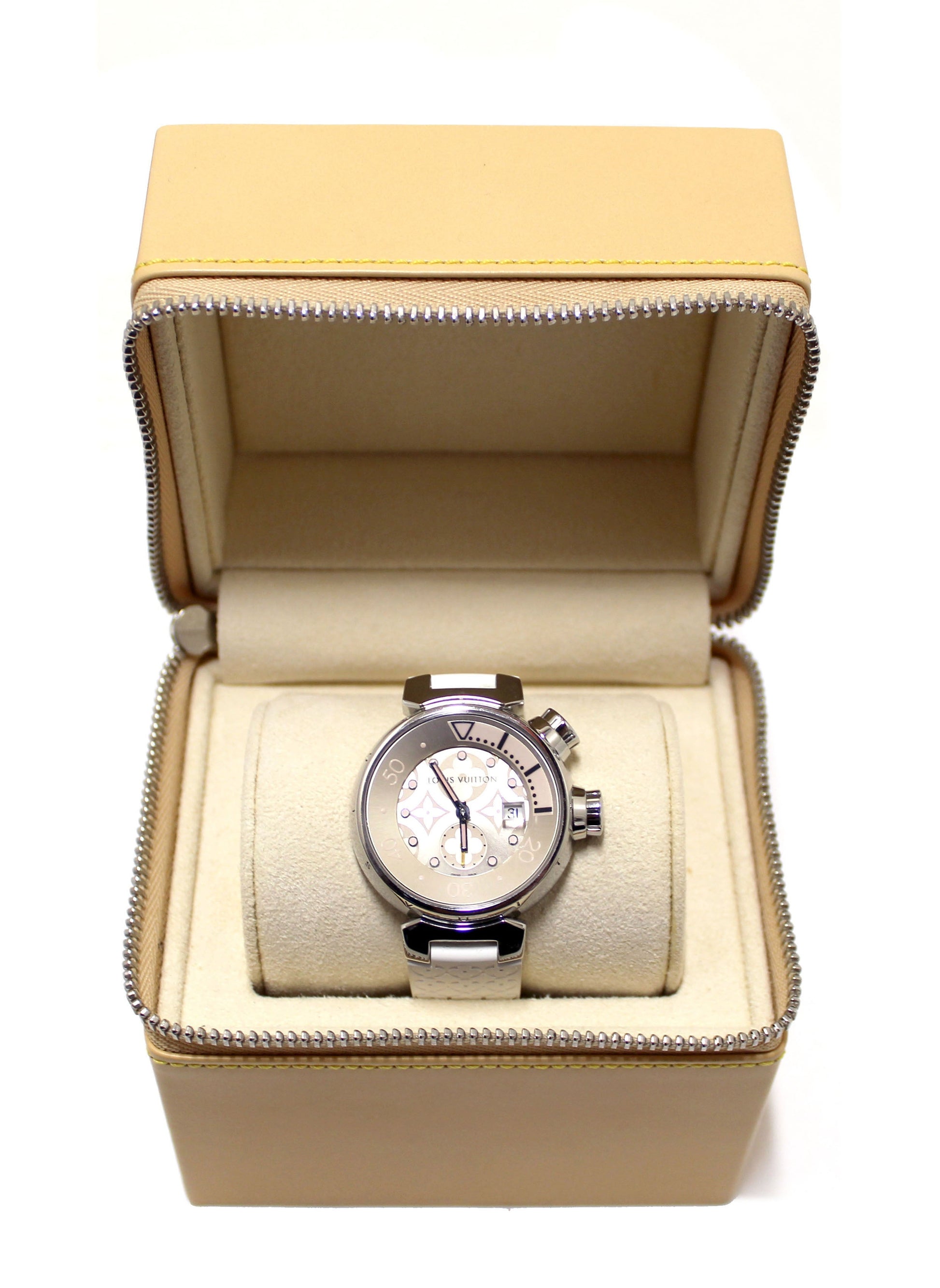 Watches Louis Vuitton White Lovely Cup Chronograph Watch | Italystation.com - Shop Now at italystation.com