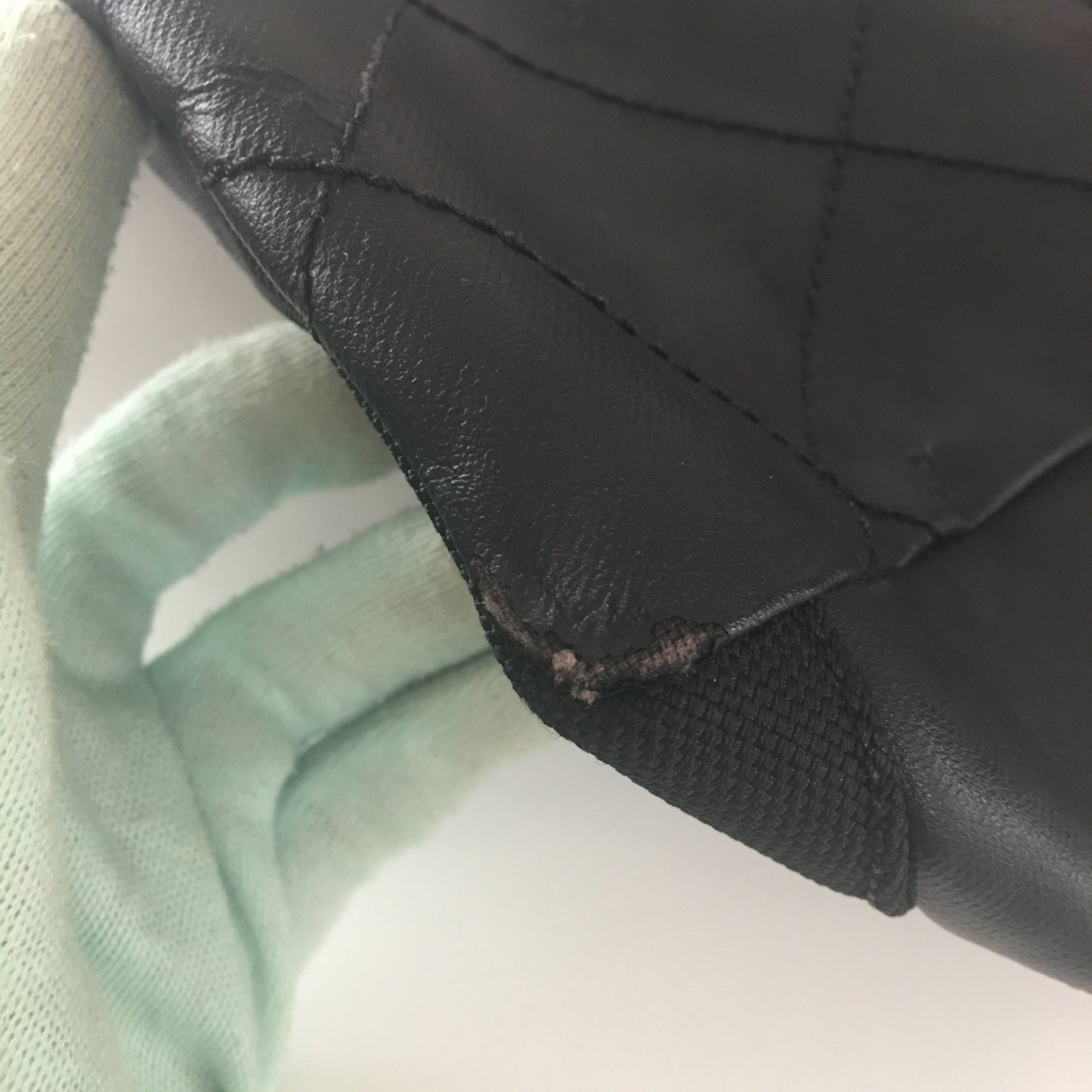 CHANEL Shoulder Bag in Black Fabric