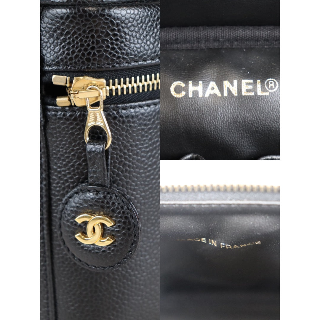 Rank SA ｜ CHANEL Caviar Skin Vanity Handbag ｜092303