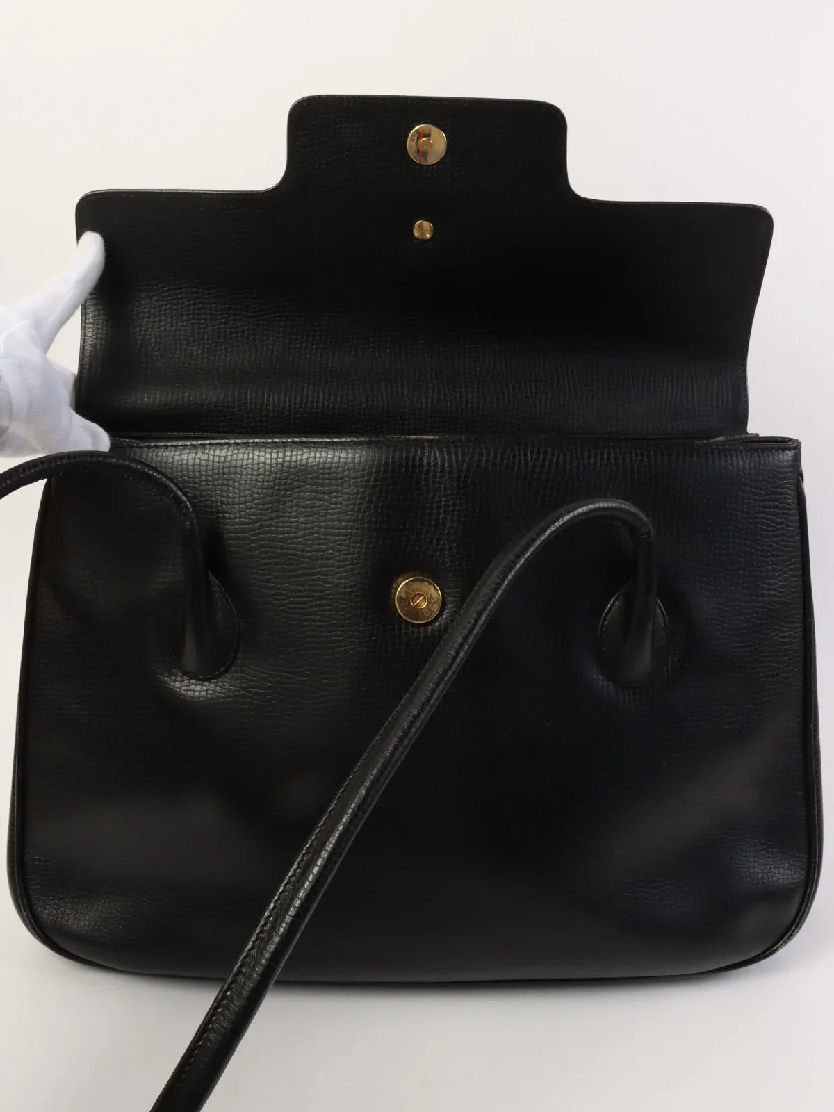 DIOR Oval Logo Plate Tote Bag Black