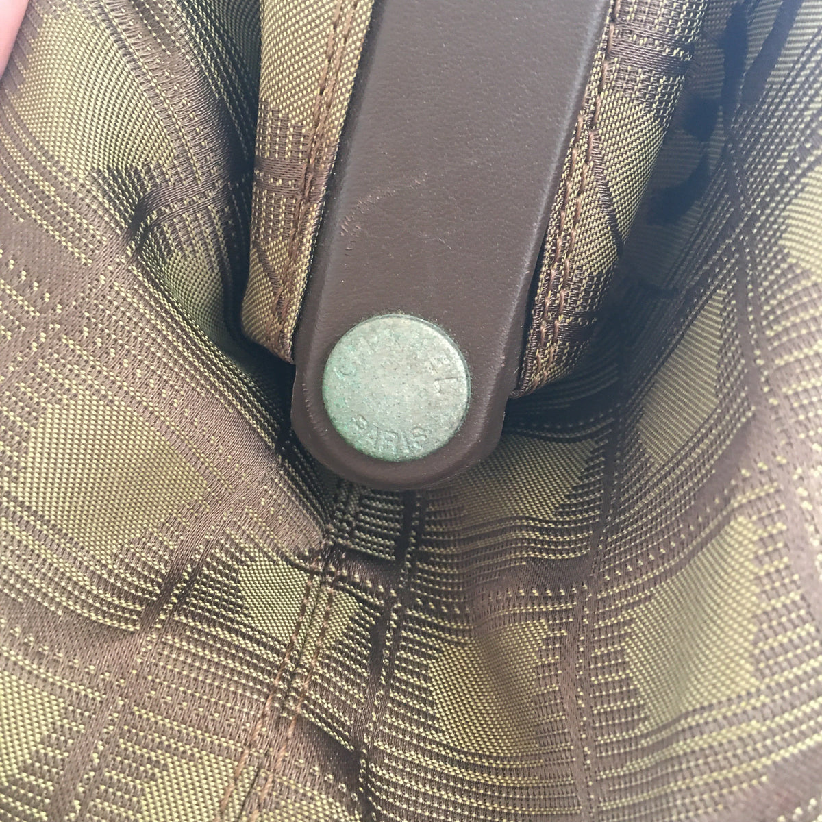 CHANEL Travel bag in Green Fabric