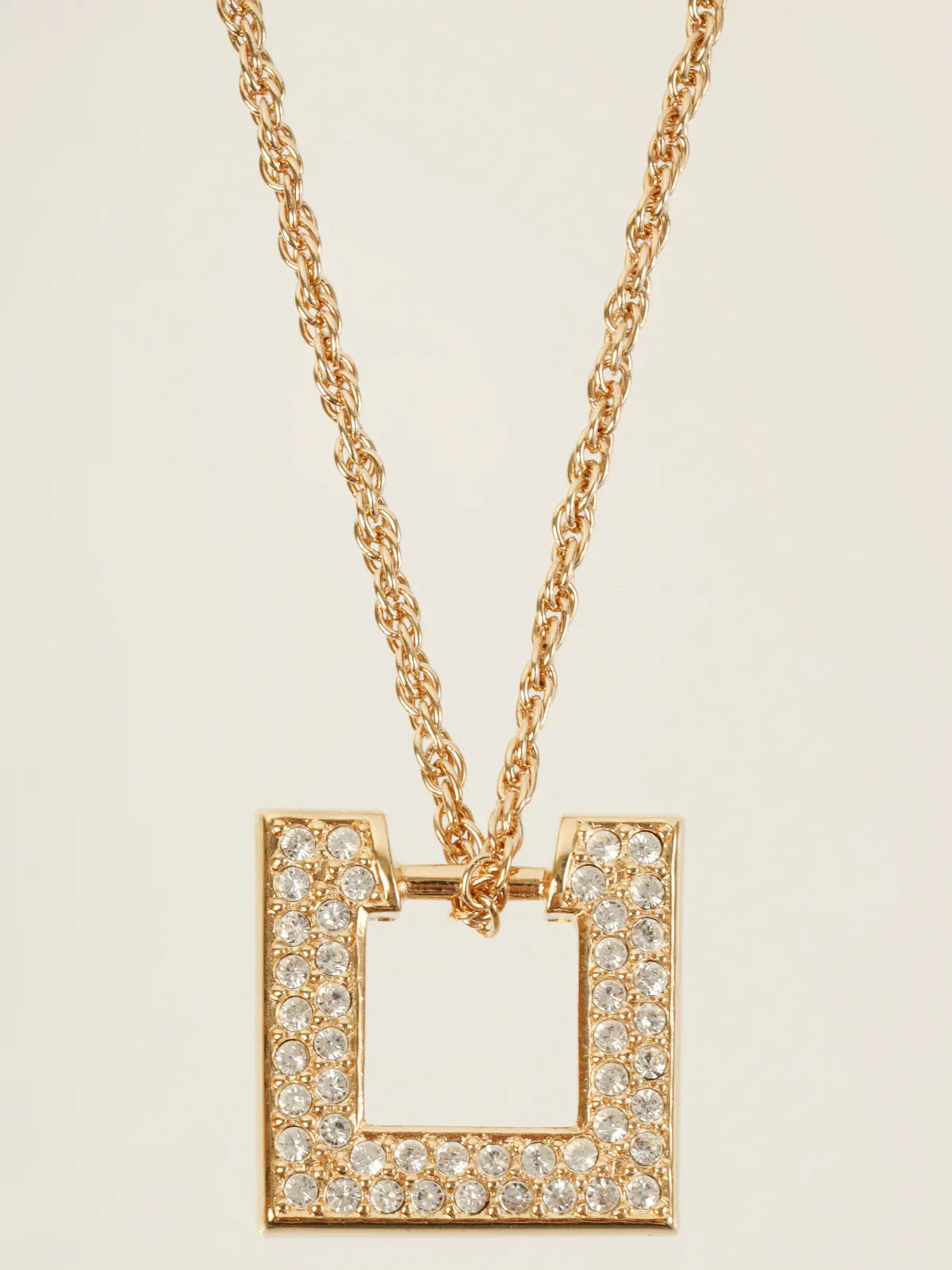 DIOR Square Logo Design Earring Sets Gold/Black/Rhinestone