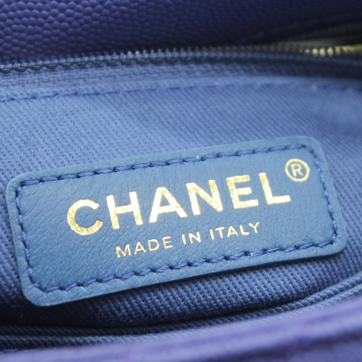 Chanel Purple Quilted Caviar Leather Small Handle Coco Flap Bag