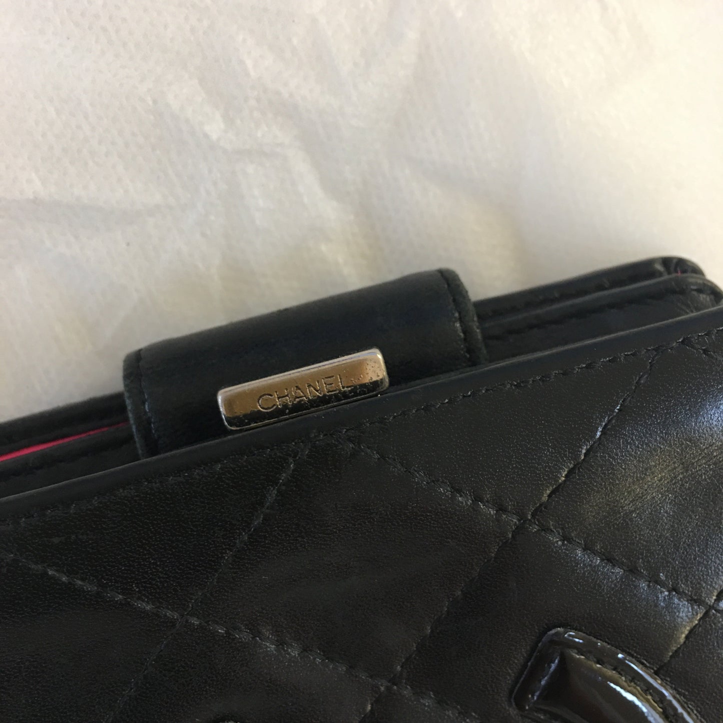 CHANEL Cambon Wallet in Black Leather