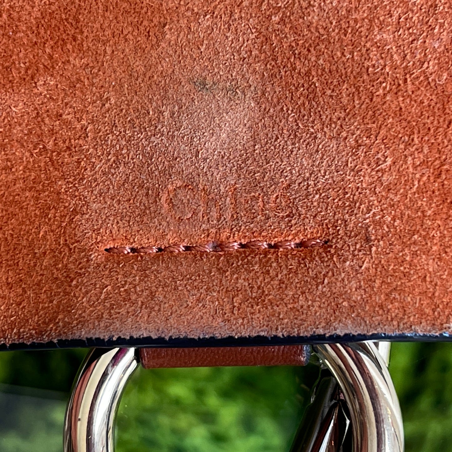 CHLOE Brown Calfskin and Suede Leather Faye Small Crossbody