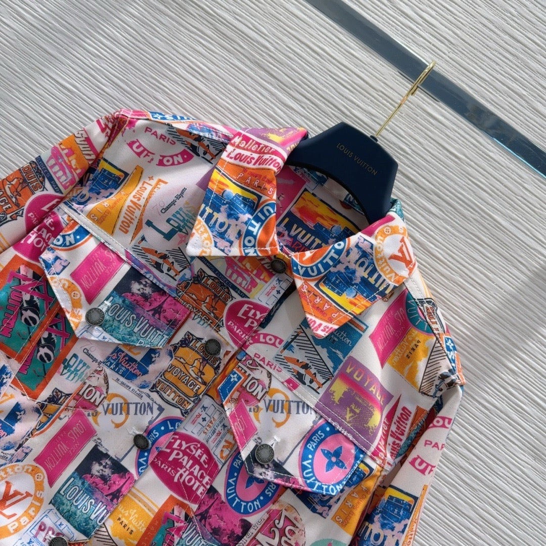 CLTH431 LV Cropped Jacket