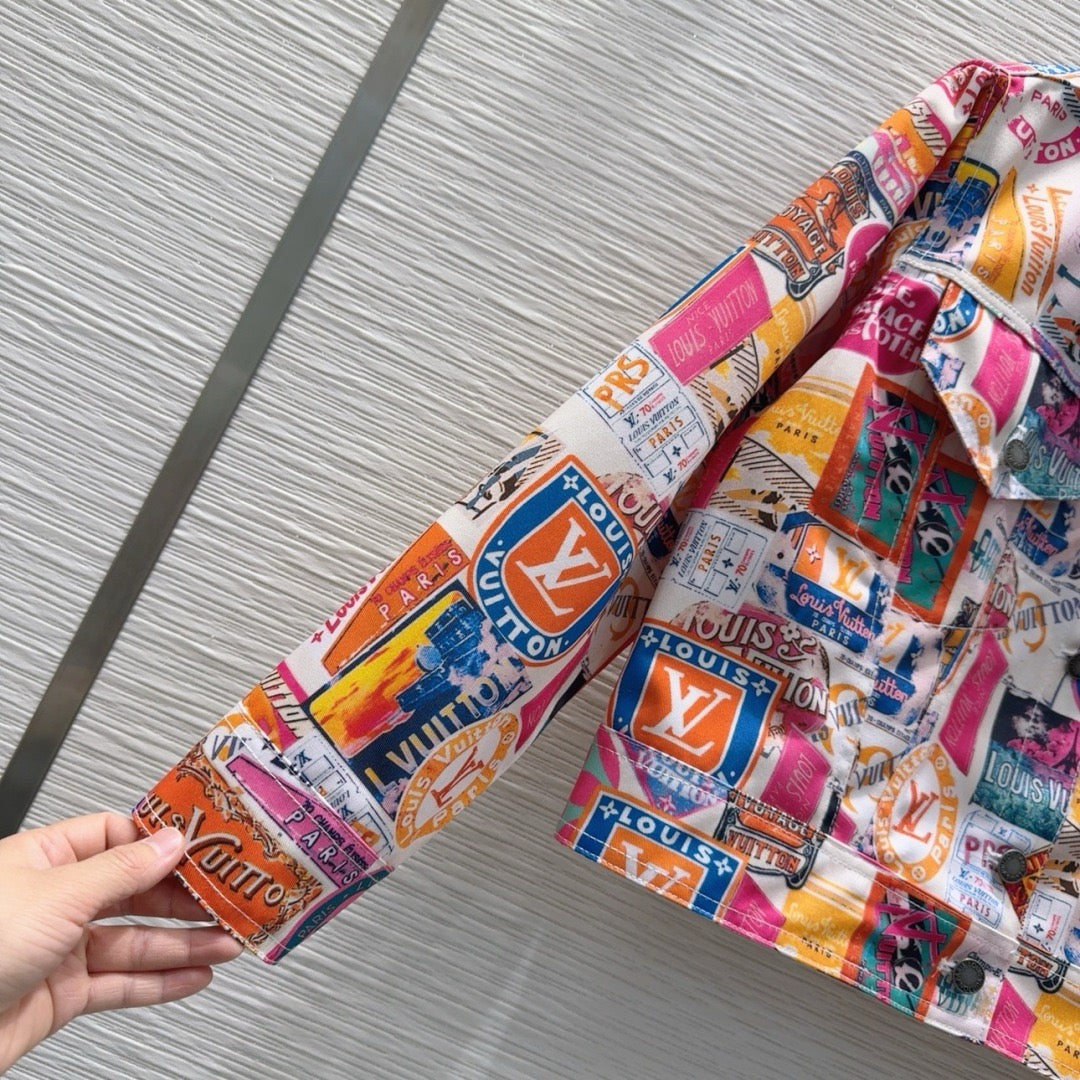 CLTH431 LV Cropped Jacket