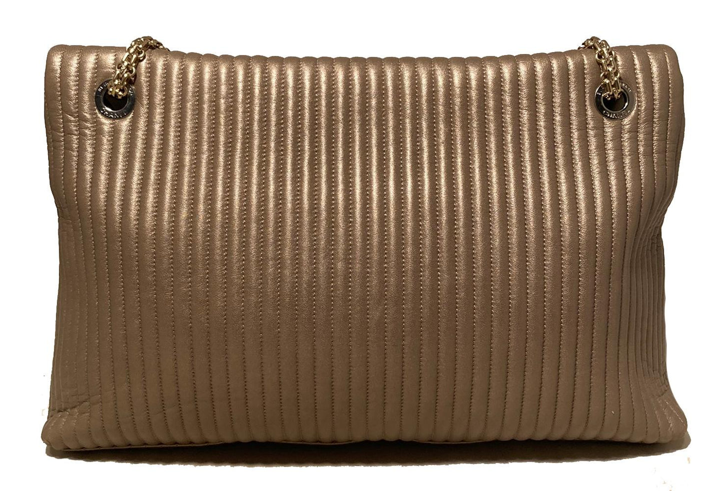 CHANEL Vertical Stripe Quilted Reissue Classic Flap Shoulder Bag