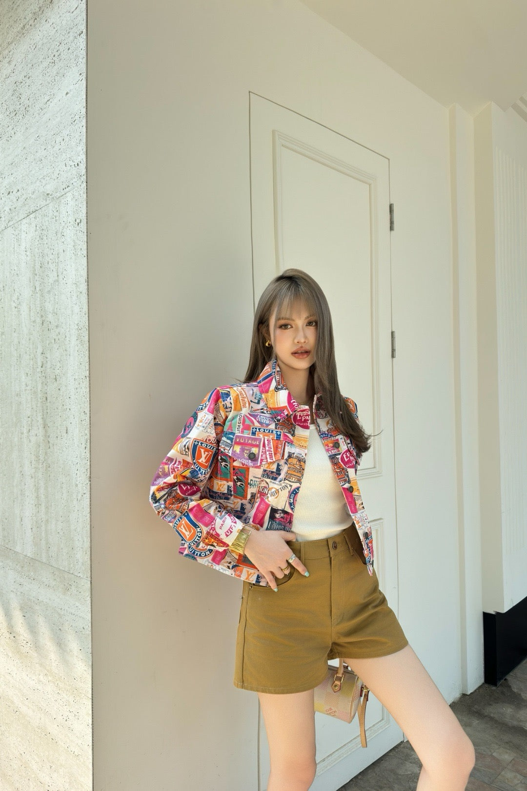 CLTH431 LV Cropped Jacket