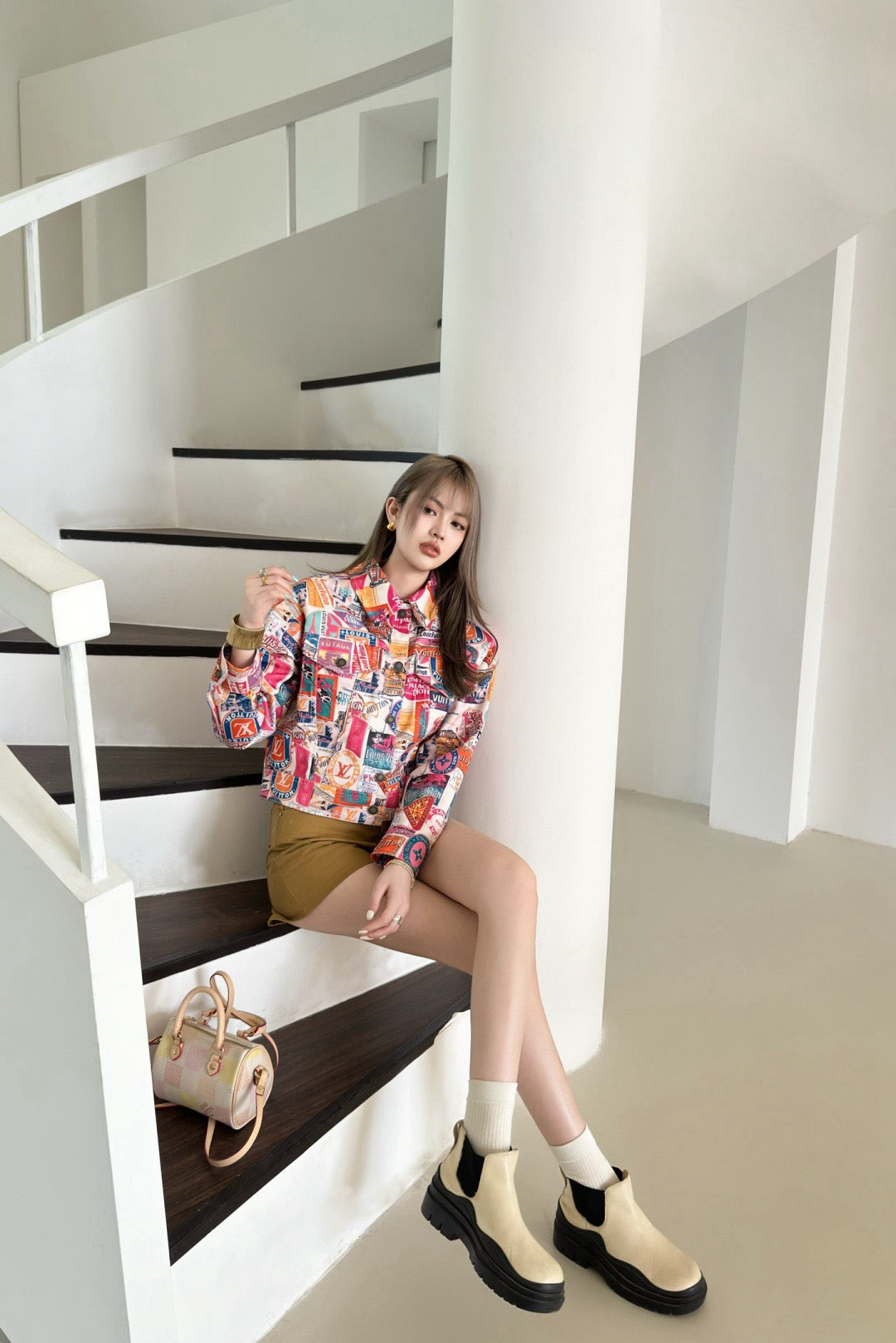 CLTH431 LV Cropped Jacket