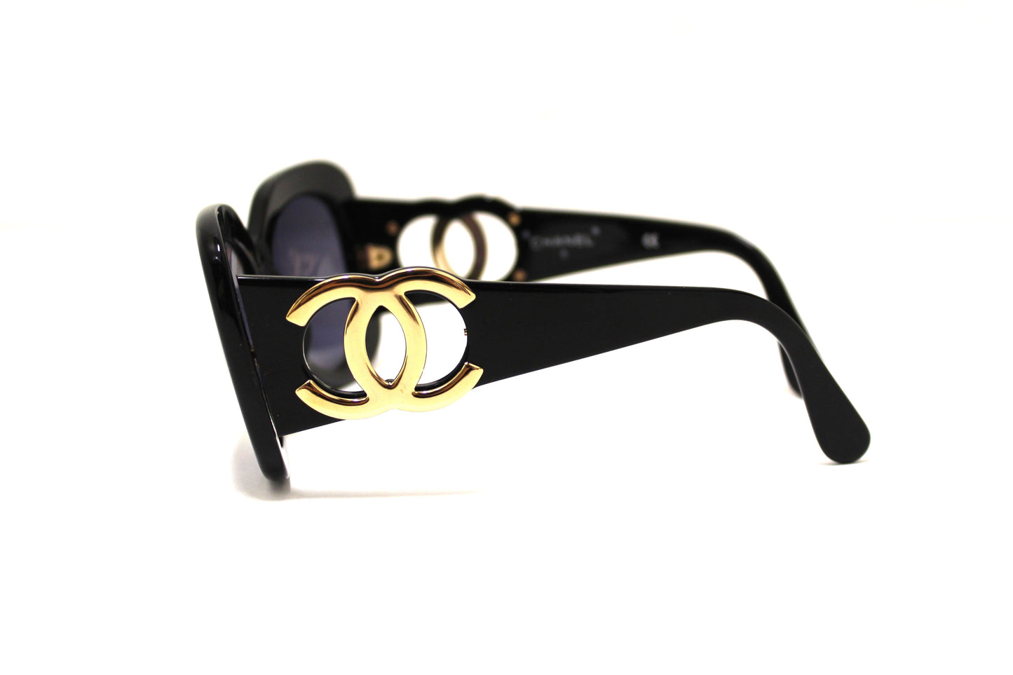 Chanel Black CC Sunglasses