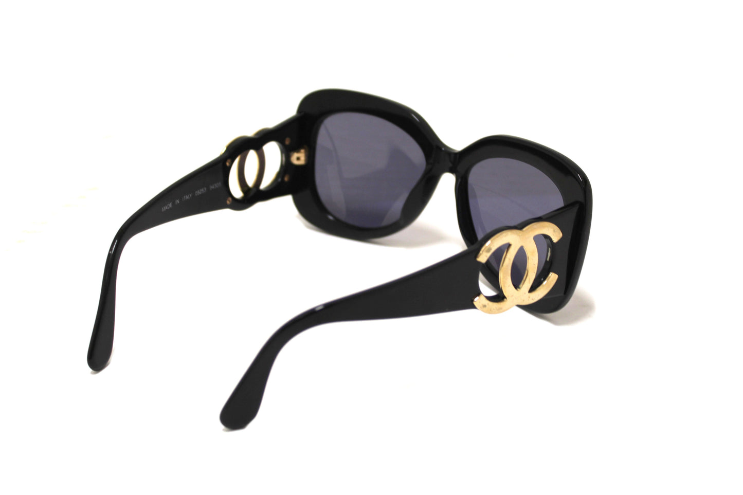 Chanel Black CC Sunglasses