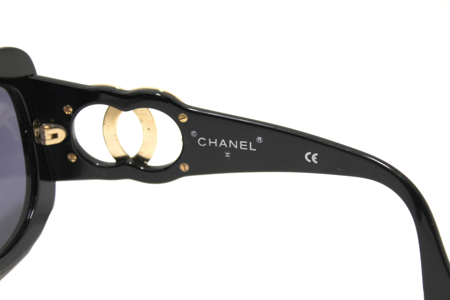 Chanel Black CC Sunglasses