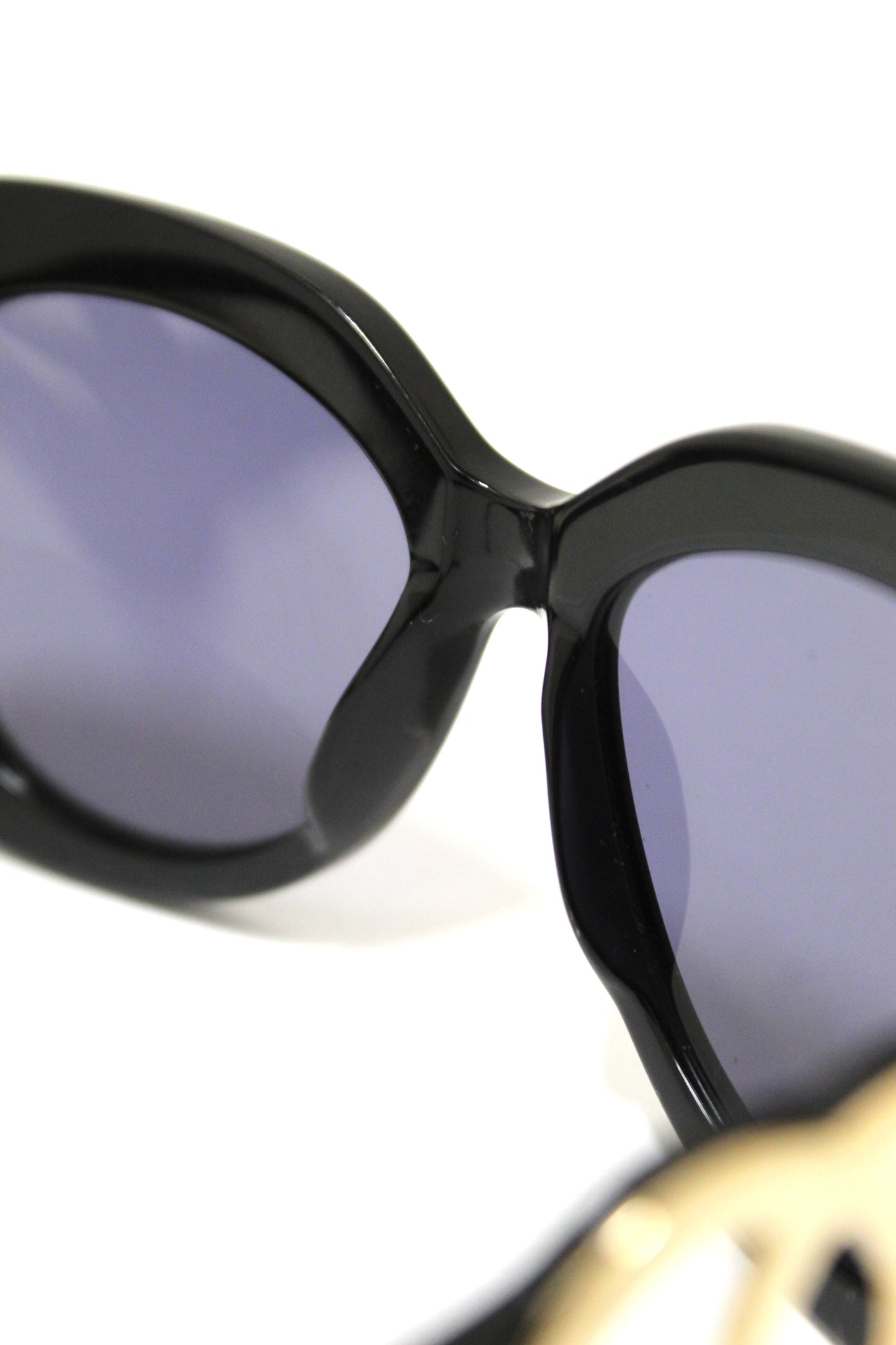 Chanel Black CC Sunglasses