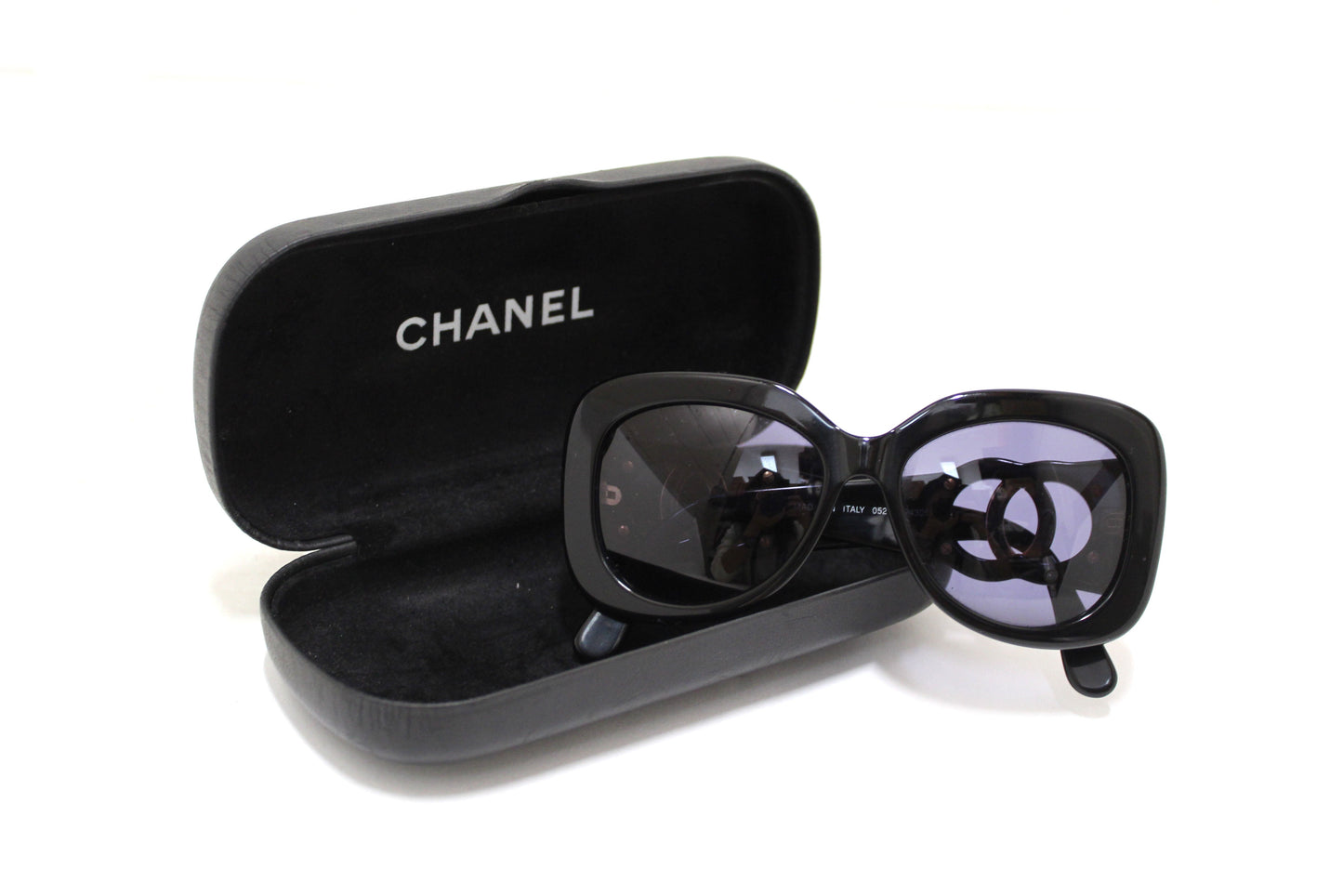 Chanel Black CC Sunglasses