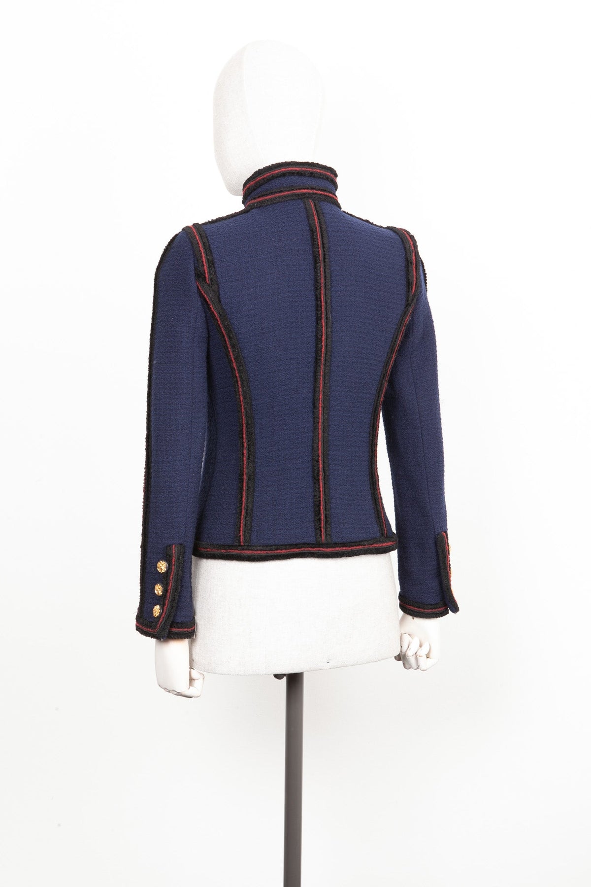 CHANEL Tweed Jacket Blue Pre-Fall 2009