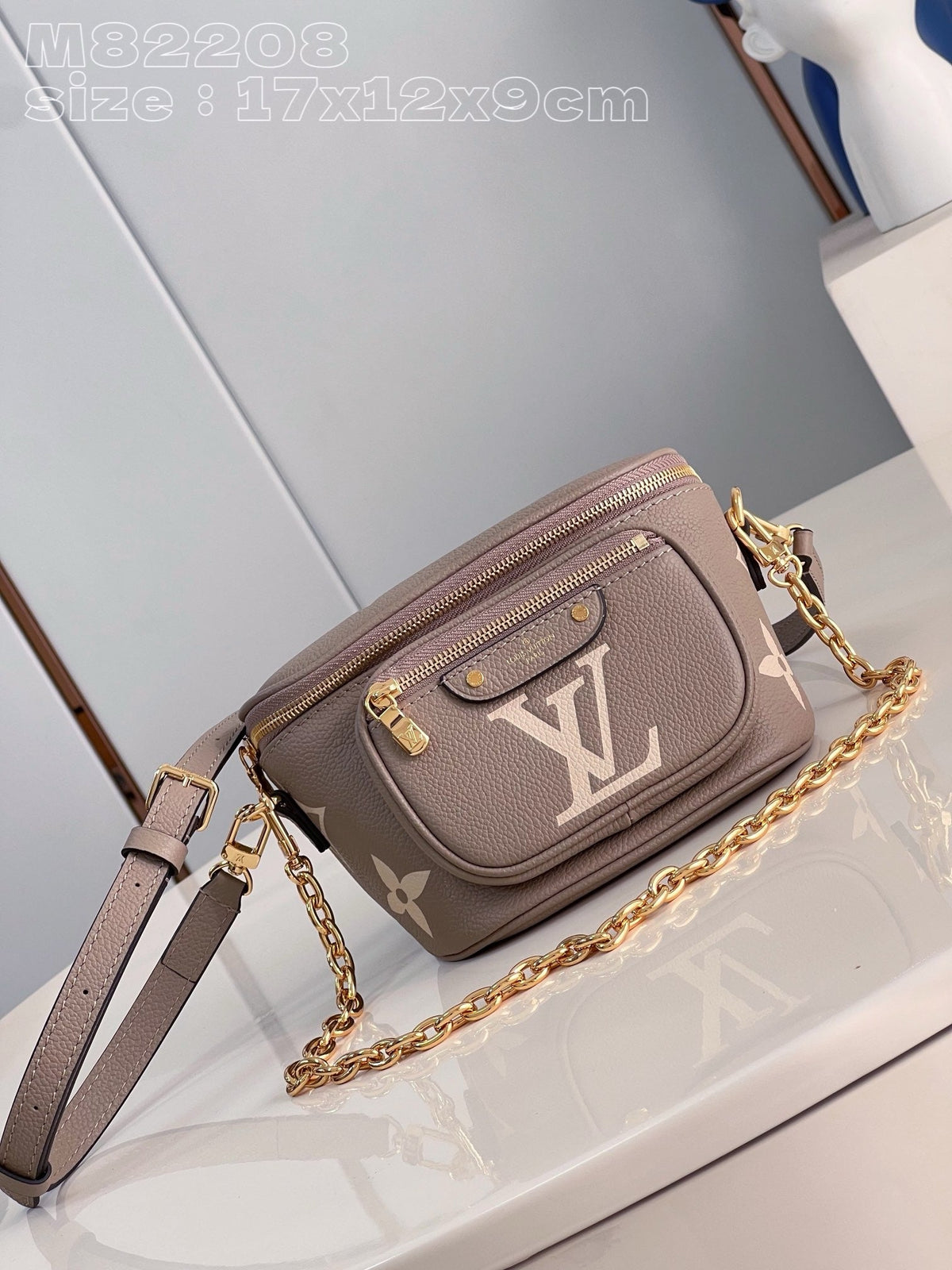 LB919 Mini Bumbag / 6.7 x 4.7 x 3.7 inches / HIGHEST QUALITY VERSION