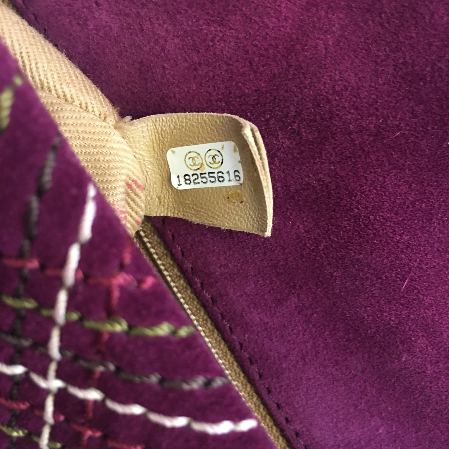 CHANEL Timeless/Classique Shoulder Bag in Purple Suede