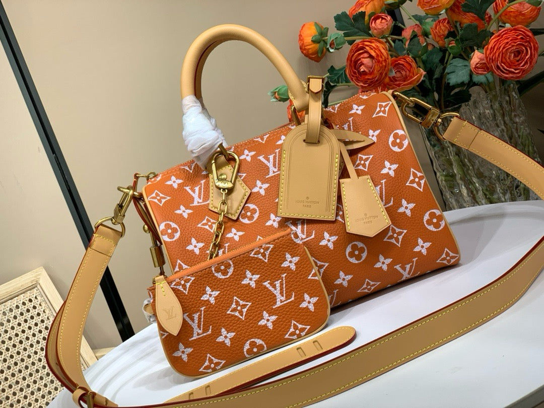 LB1016 Speedy P9 Bandoulière 25 / 9.8 x 5.9 x 5.9 inches / HIGHEST QUALITY VERSION