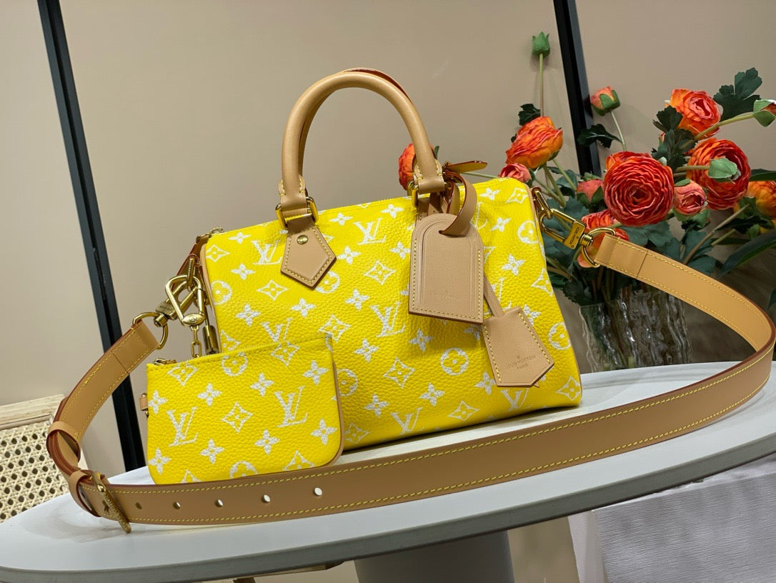 LB1013 Speedy P9 Bandoulière 25 / 9.8 x 5.9 x 5.9 inches / HIGHEST QUALITY VERSION