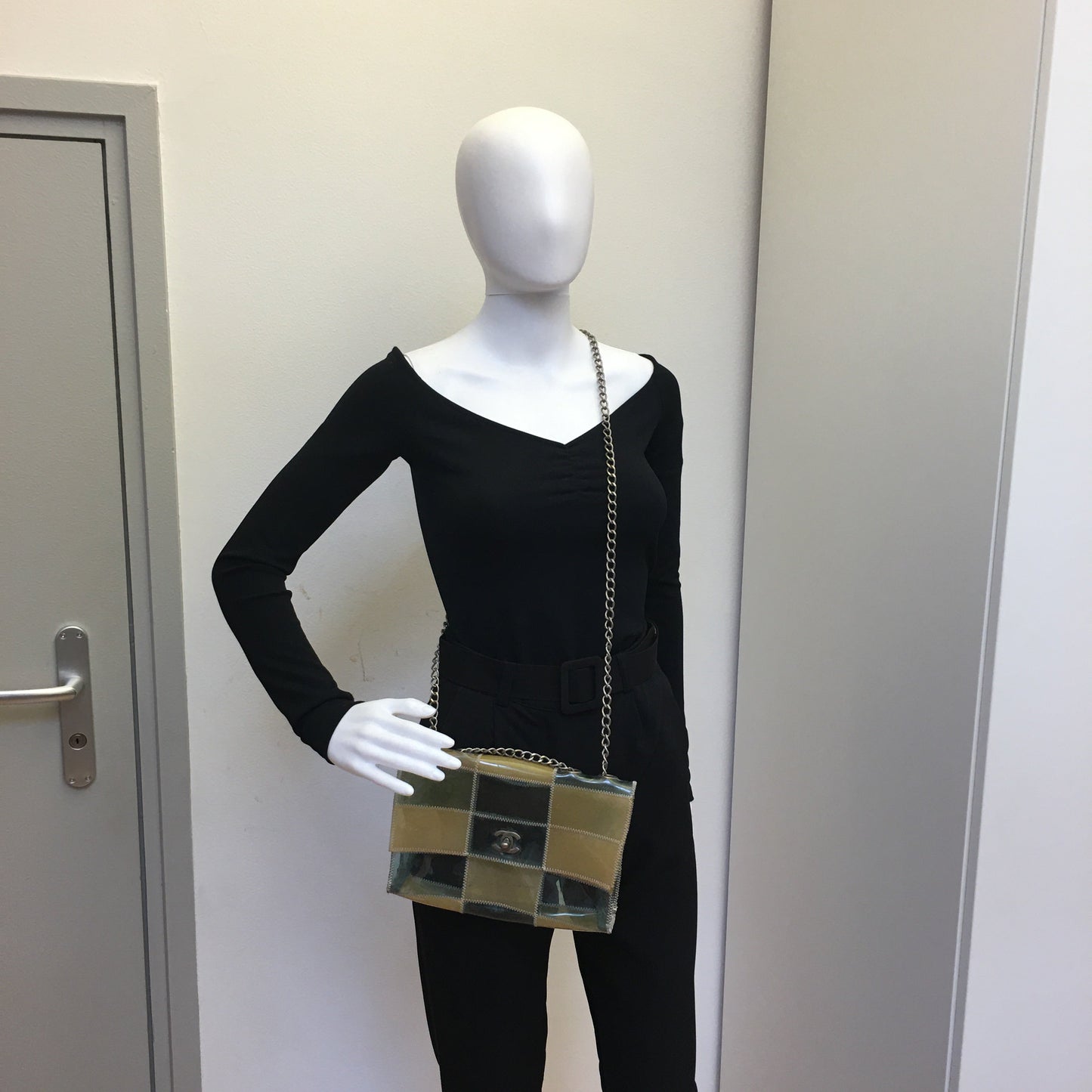 CHANEL Shoulder Bag in Multicolor Plastic