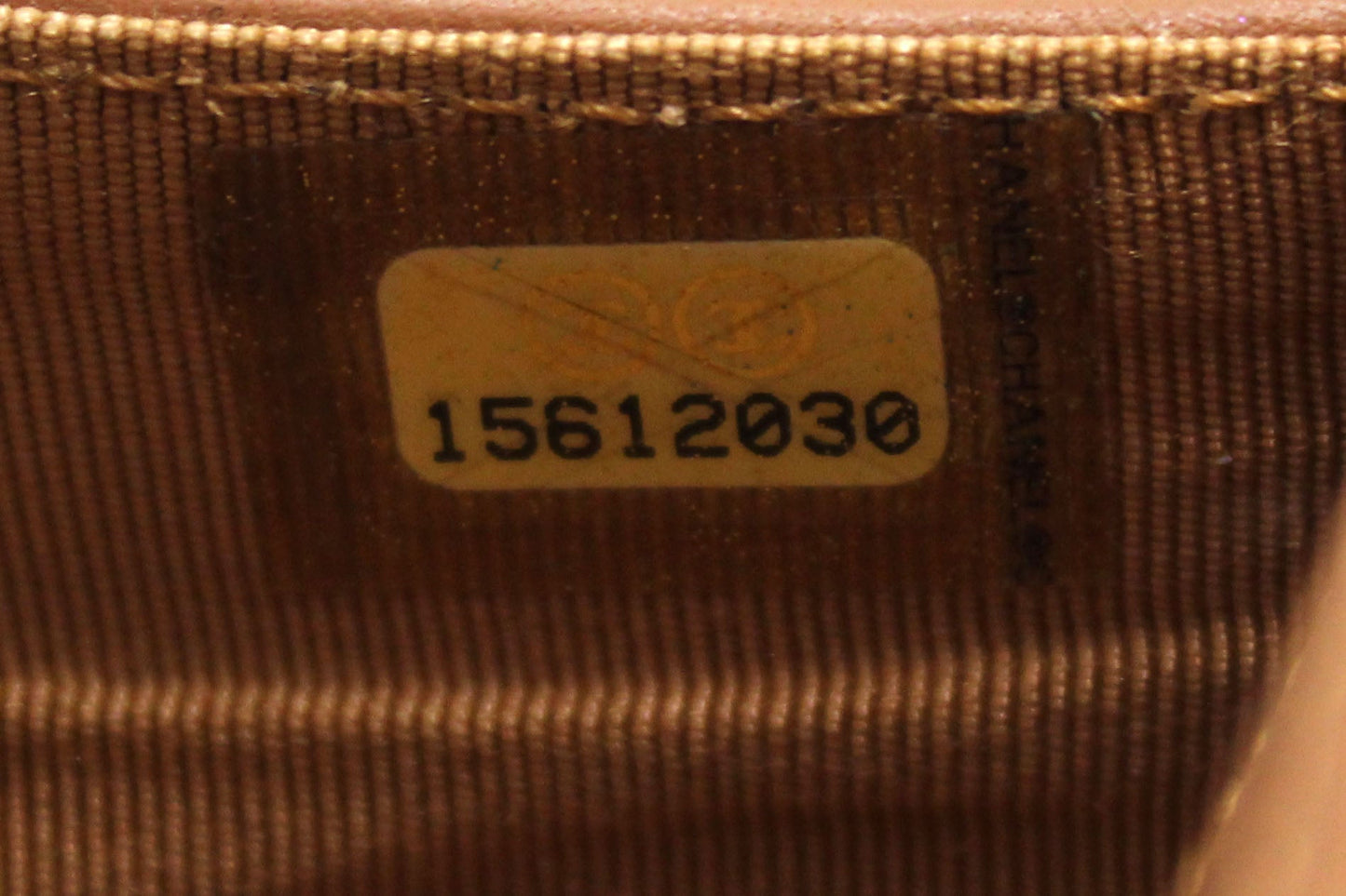 Chanel Vintage Brown Quilted Caviar Leather Bifold Wallet