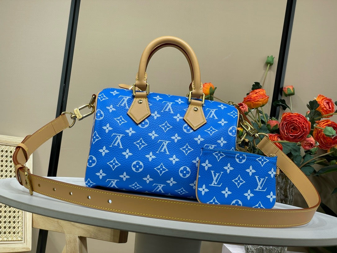 LB1013 Speedy P9 Bandoulière 25 / 9.8 x 5.9 x 5.9 inches / HIGHEST QUALITY VERSION