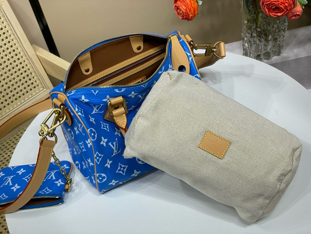 LB1015 Speedy P9 Bandoulière 25 / 9.8 x 5.9 x 5.9 inches / HIGHEST QUALITY VERSION