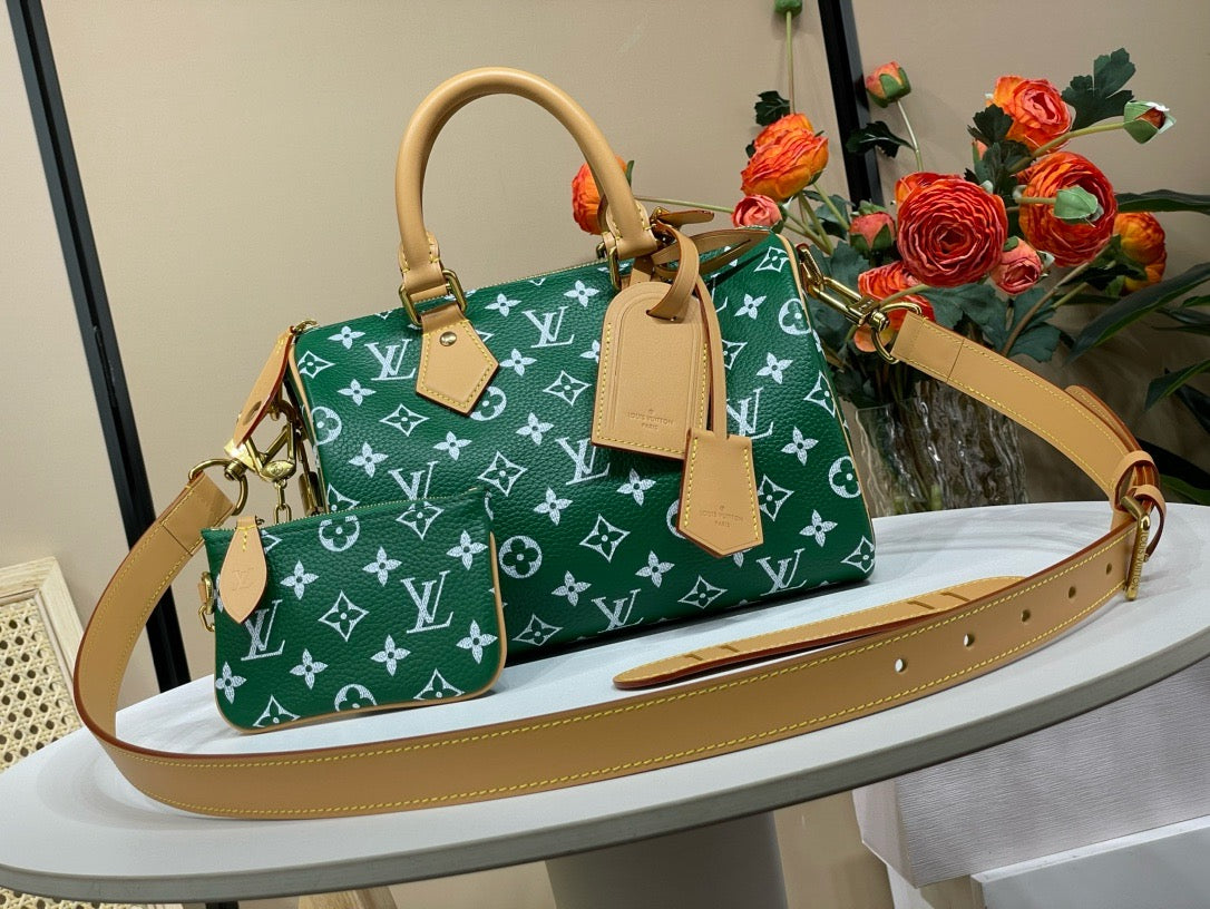 LB1015 Speedy P9 Bandoulière 25 / 9.8 x 5.9 x 5.9 inches / HIGHEST QUALITY VERSION