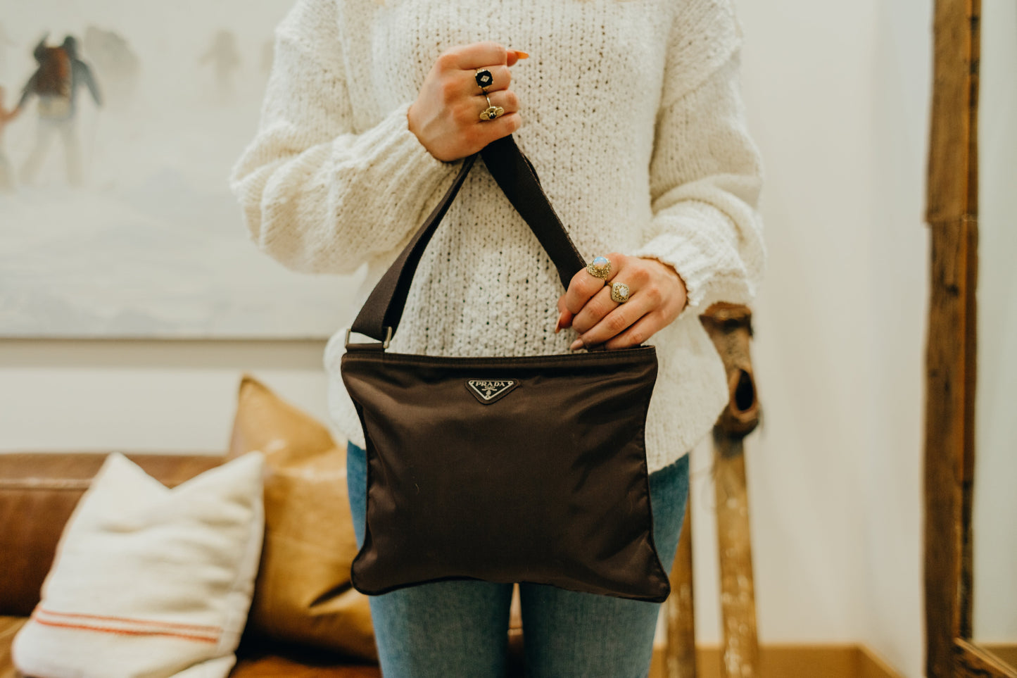 Nylon Crossbody Bag ( )