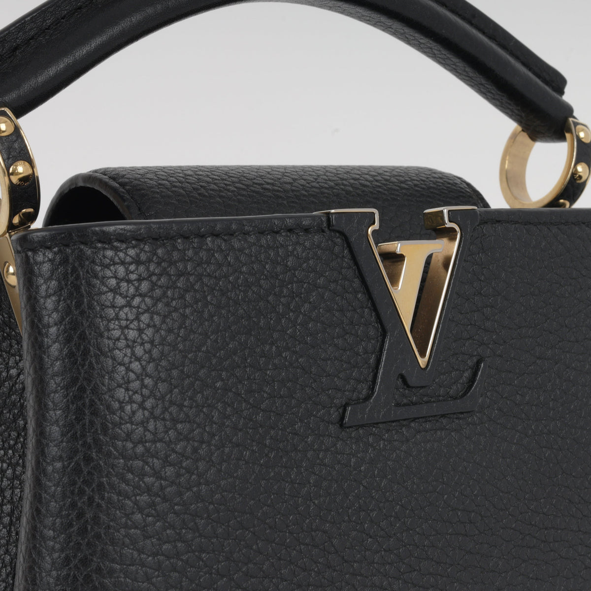 Capucines Mini - Black Taurillon