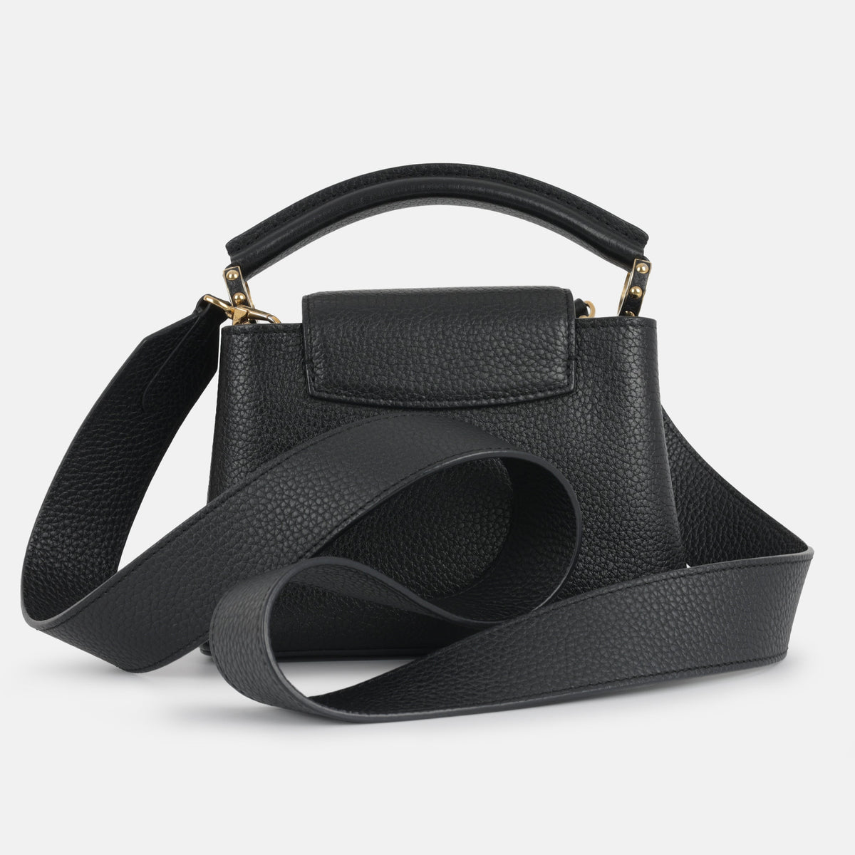 Capucines Mini - Black Taurillon