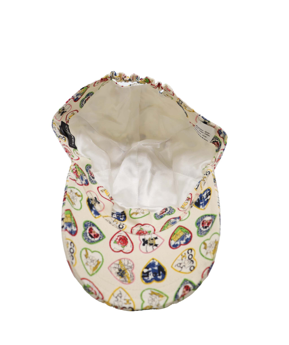 Chanel Valentine Cotton Ivory Cap Size M DXBS3646