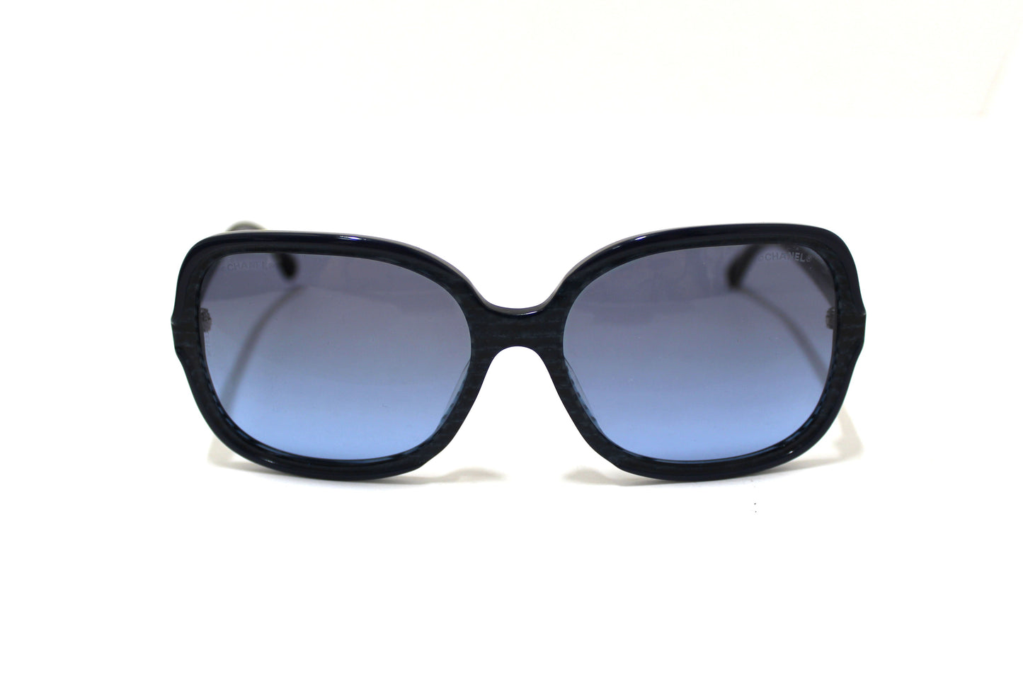 Chanel Blue Tortoise Square Sunglasses | Italystation.com