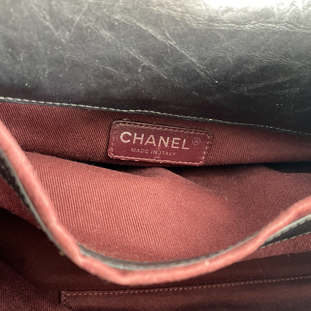 Chanel Quilted Portobello Top Handle Tote Black