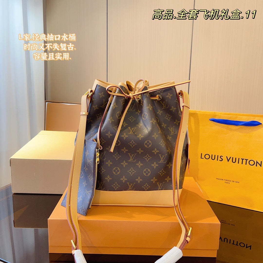 LB794 Vintage Bucket Bag / 10.2x7.1x13.4inch