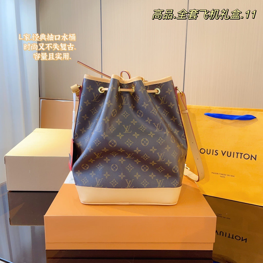LB794 Vintage Bucket Bag / 10.2x7.1x13.4inch