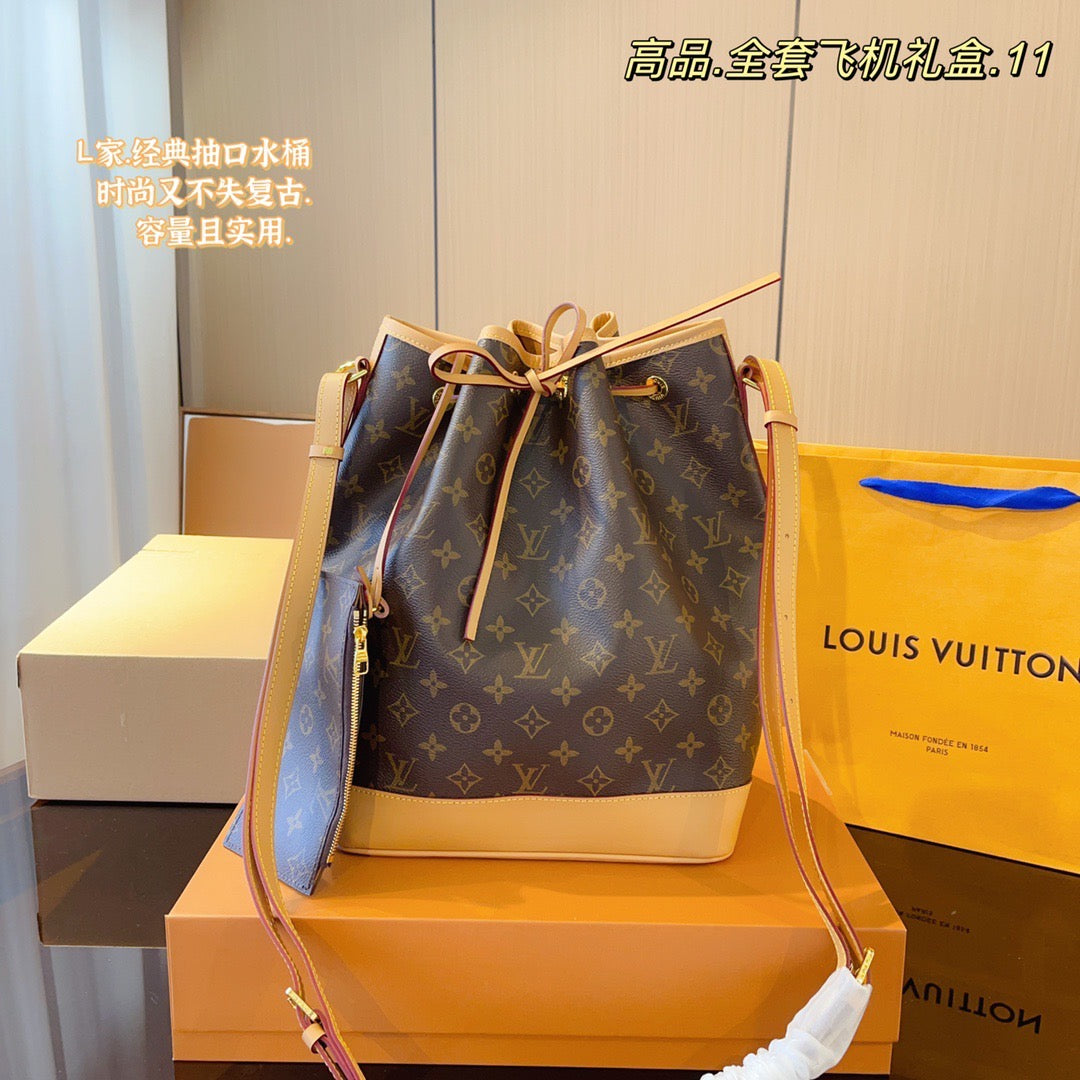 LB794 Vintage Bucket Bag / 10.2x7.1x13.4inch