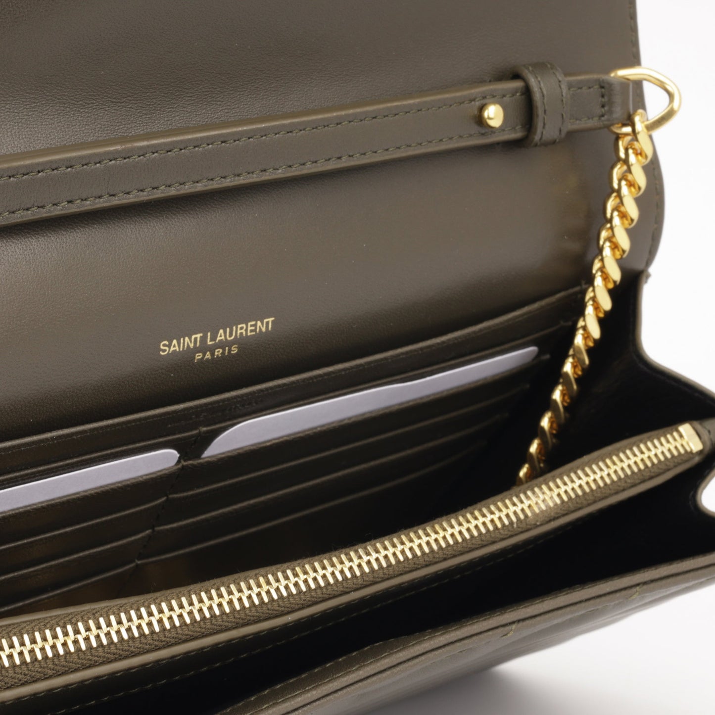 Saint Laurent Cassandre Chain Wallet
