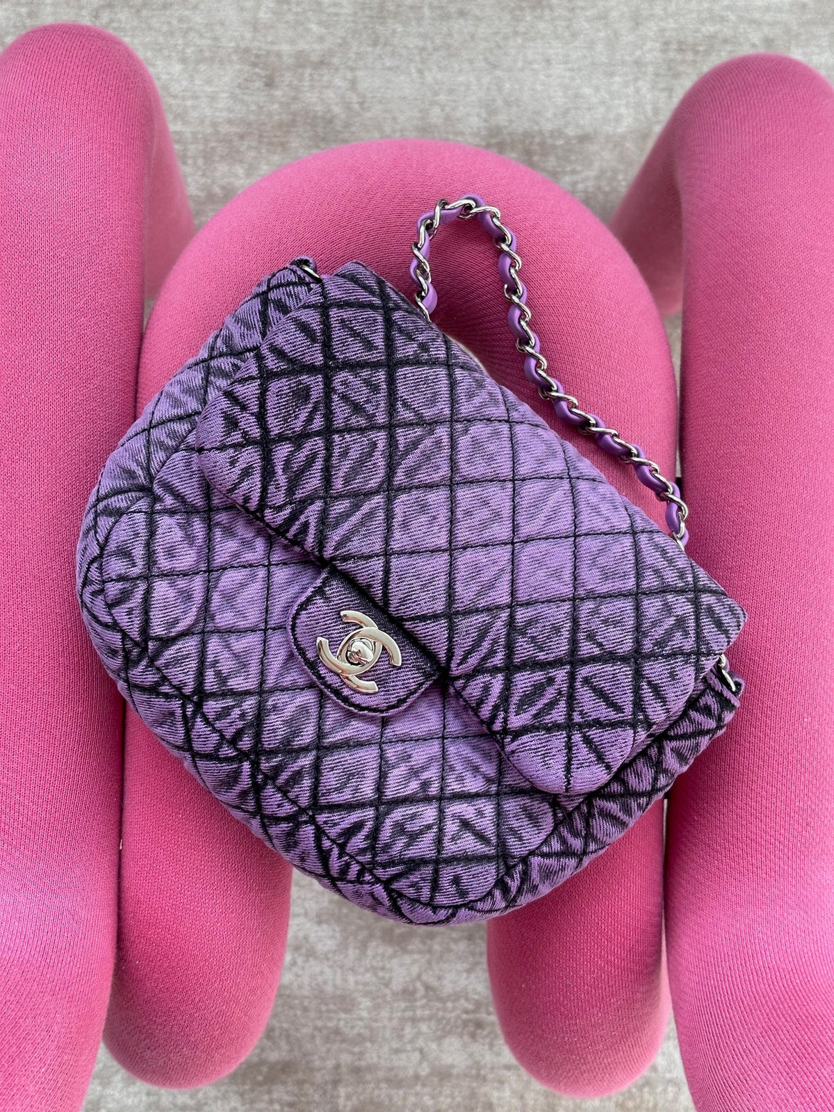 Mini Denimpression Flap Bag