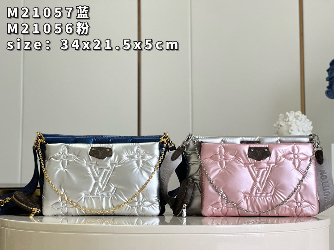 LB776 Maxi Multi Pochette Accessoires /HIGHEST QUALITY VERSION / 13.4 x 8.5 x 2 inches
