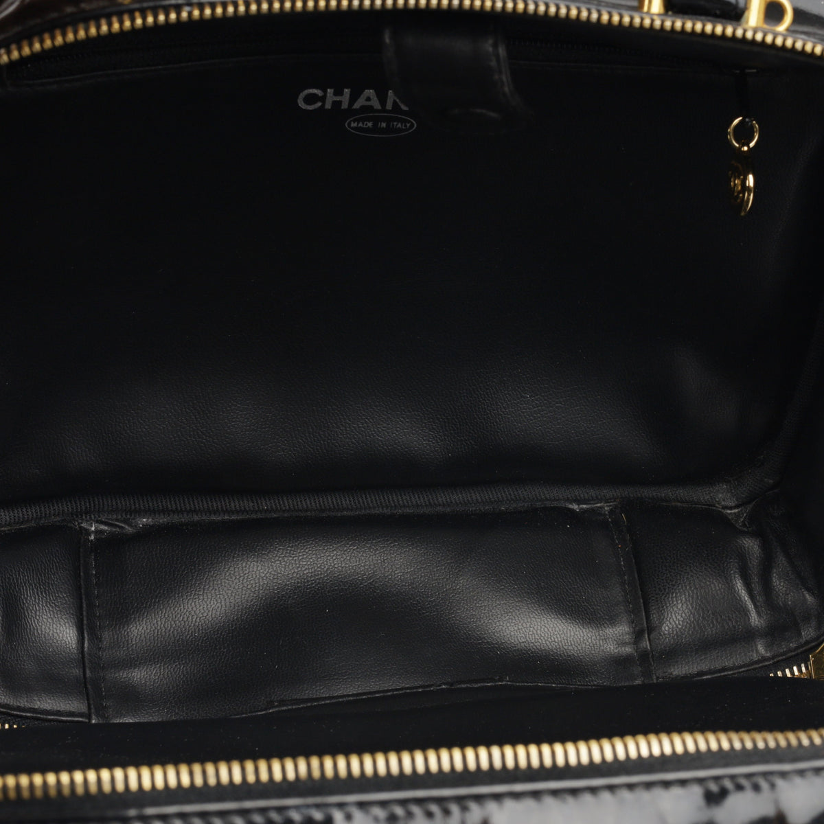 Vintage Zip Around Vanity Case