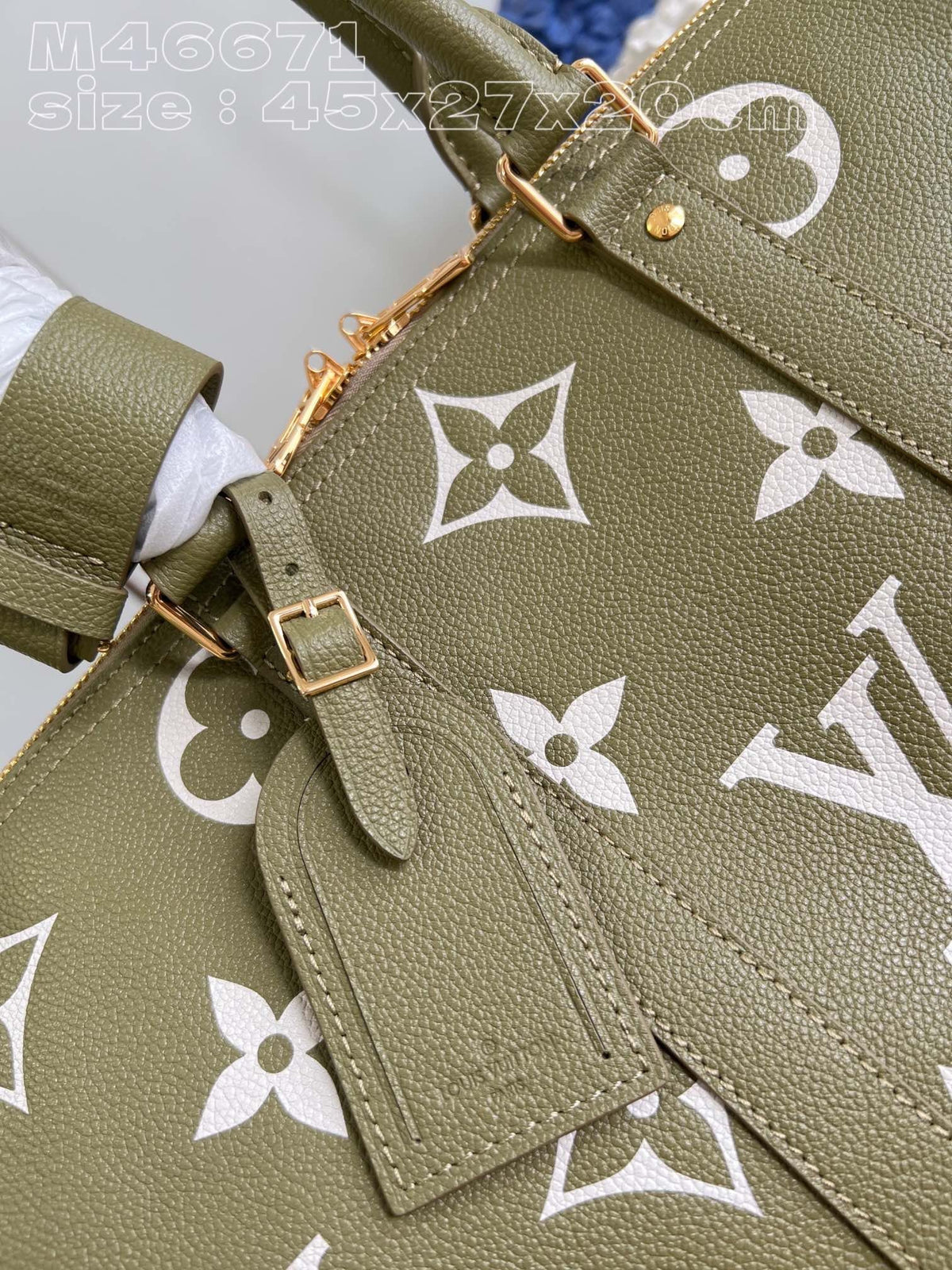 LB885 Keepall Bandoulière 45 / HIGHEST QUALITY VERSION / 17.7 x 10.6 x 7.9 inches